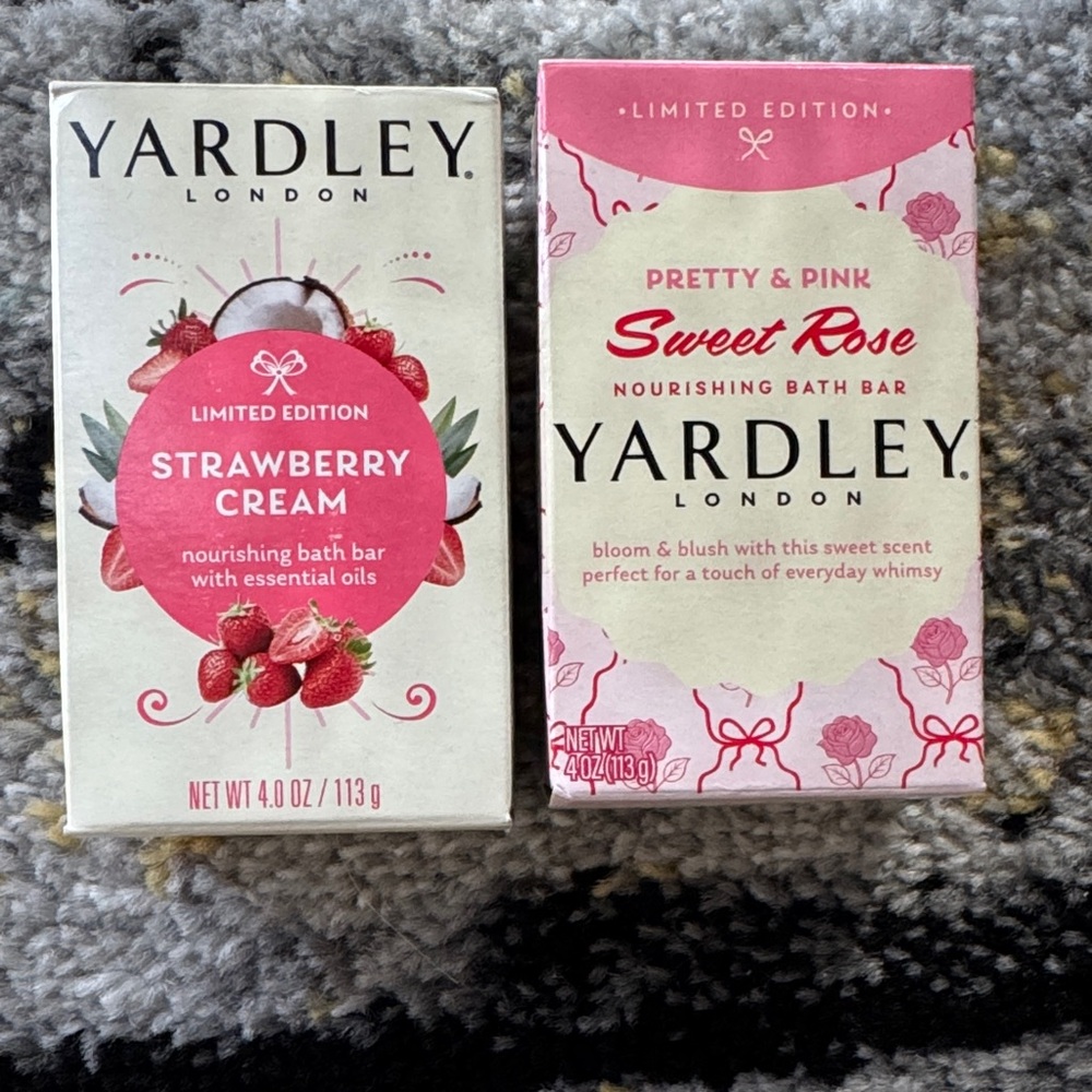 Yardley Limited Edition Luxury Bath Bar Set NEW 🏷️